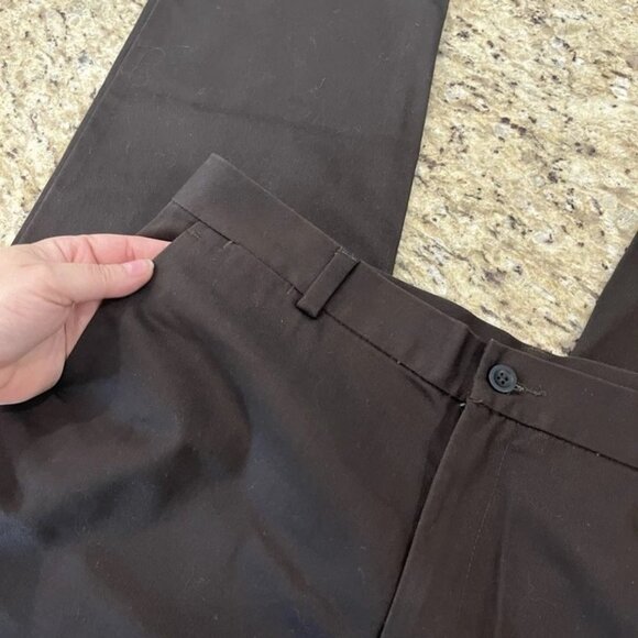 Dockers Women’s Brown Stain Defender Pants Size 16 Long 100% Cotton Chinos VTG - Picture 3 of 6